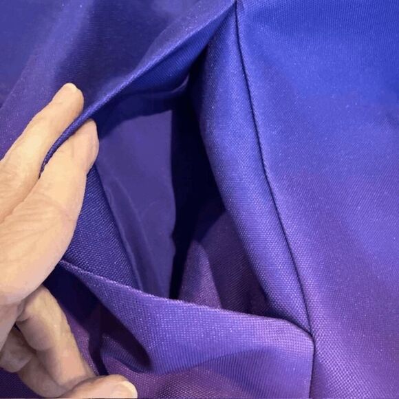 Rebecca Minkoff Ombre Knee Length Skirt Pockets Back Reversible Zipper Size 10 - Picture 7 of 13